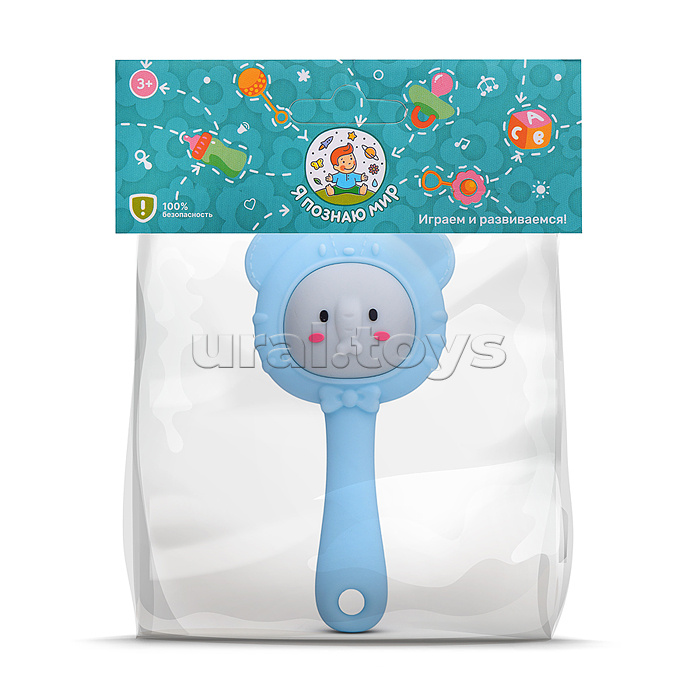 Грызунок "Веселые зверята" в пакете