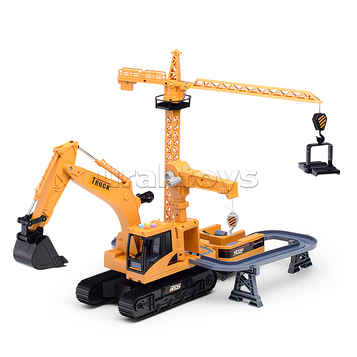 Трек "Строительная станция" в коробке