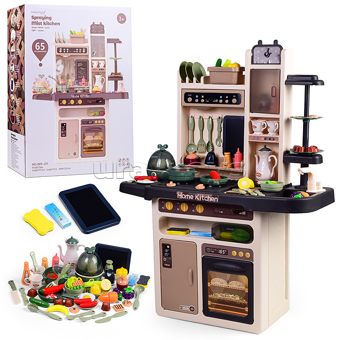 Игровой набор кухня "Мамина помощница" (свет, звук) в коробке