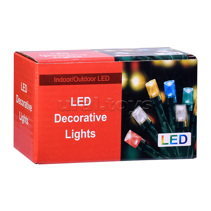 Электрогирлянда 3м, 200 ламп, теплый