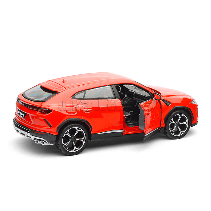 Машинка die-cast Lamborghini Urus, 1:25, красная, открывающиеся двери. Машинка die-cast Lamborghini Urus, 1:25, красная, открывающиеся двери.