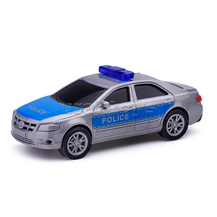 Машина PY6530C "Автовоз полицейский и 3 машинки" (свет, звук) в коробке