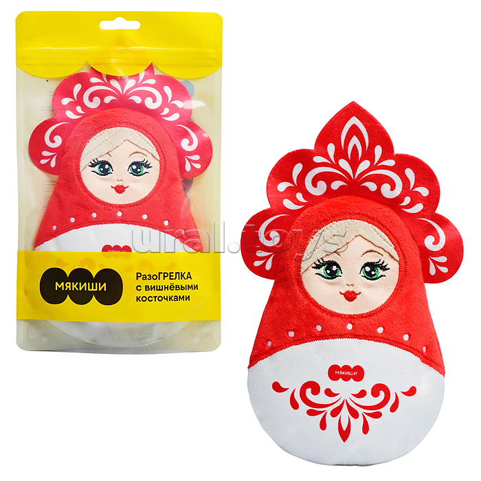 Игрушка с вишнёвыми косточками "Русская Матрёшка"