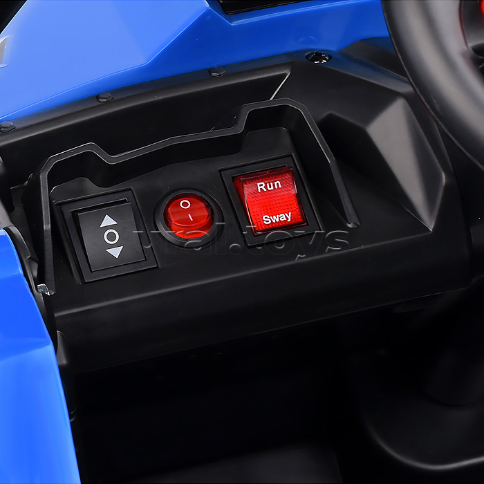 Электромобиль "Багги" с р/у управлением, четырехколесный (синий)