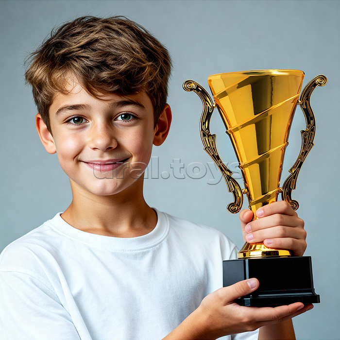 Кубок спортивный пластик (25 см)