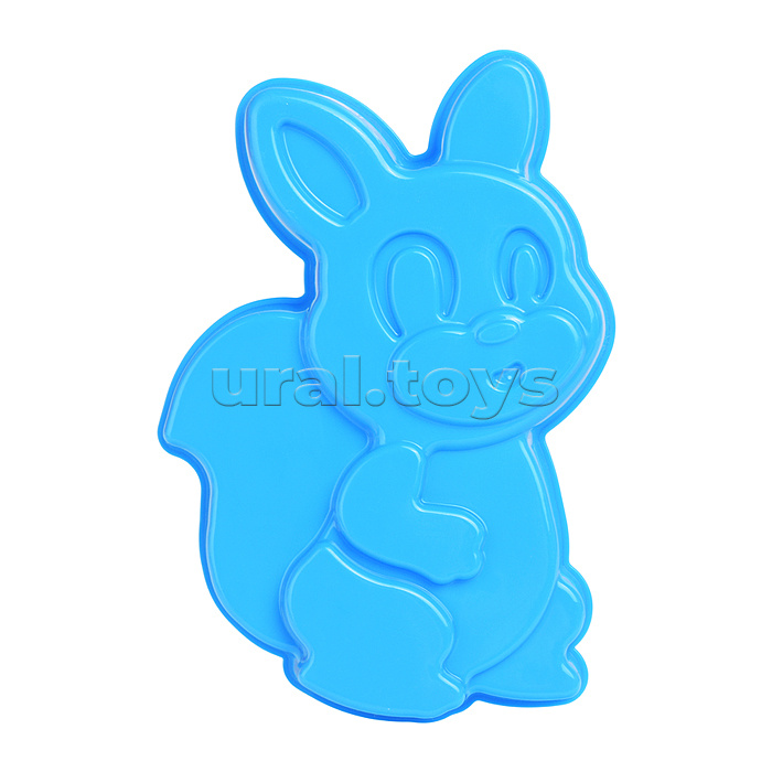 Набор №168 (в рюкзаке): ведро-цветок большое, ситечко-цветок большое, лопатка №5, грабельки №5, формочки (белочка + пёсик + котёнок + медведь), 3 формочки, лейка малая №4