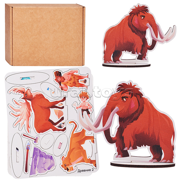 Игровой набор "До нашей эры" (дерево) крафтовая коробка