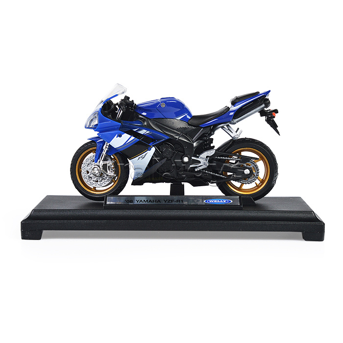 Мотоцикл 1:18 YAMAHA YZF-R1 2008, синий