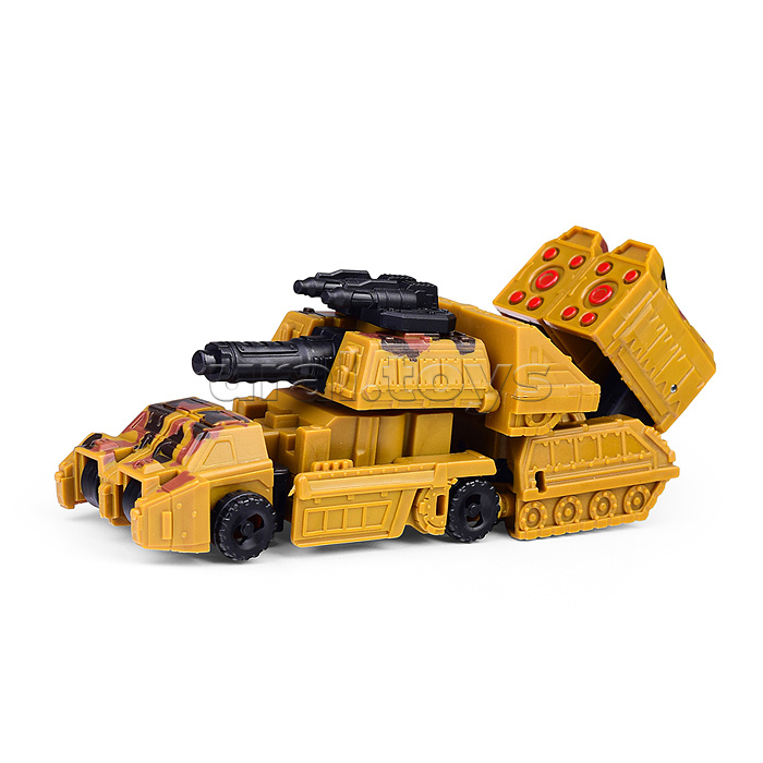 Робот трансформирующийся в бронемашину, в коробке