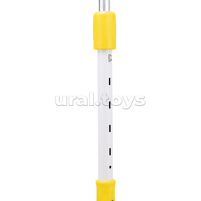 Самокат 3-х. кол., колеса PU, желтый, в коробке