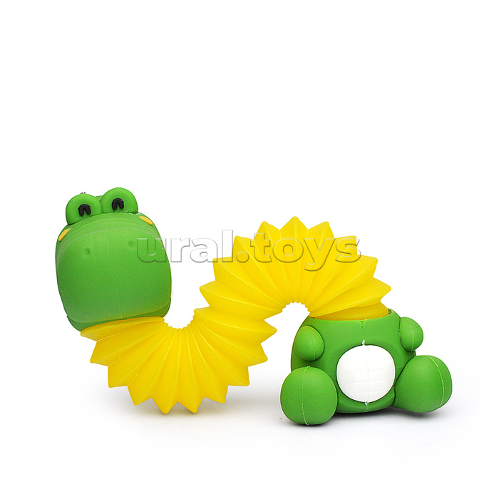 Игрушка - антистресс-брелок "Крокодил" 9см.