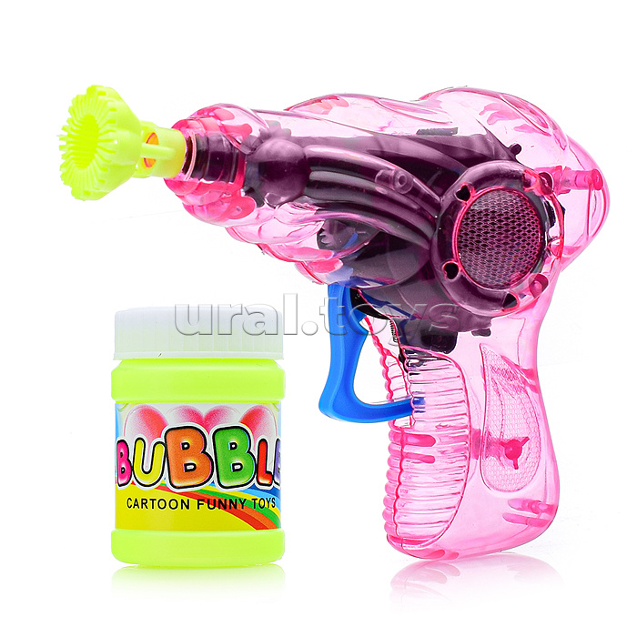 Пистолет для мыльных пузырей "Весёлый пузырь‑стрелок" в пакете
