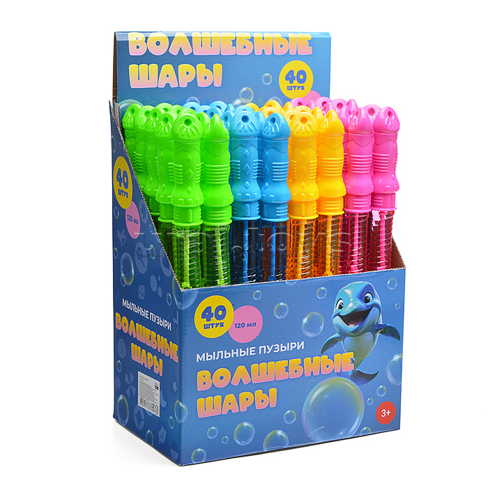 Мыльные пузыри "Волшебные шары-2" 120 мл