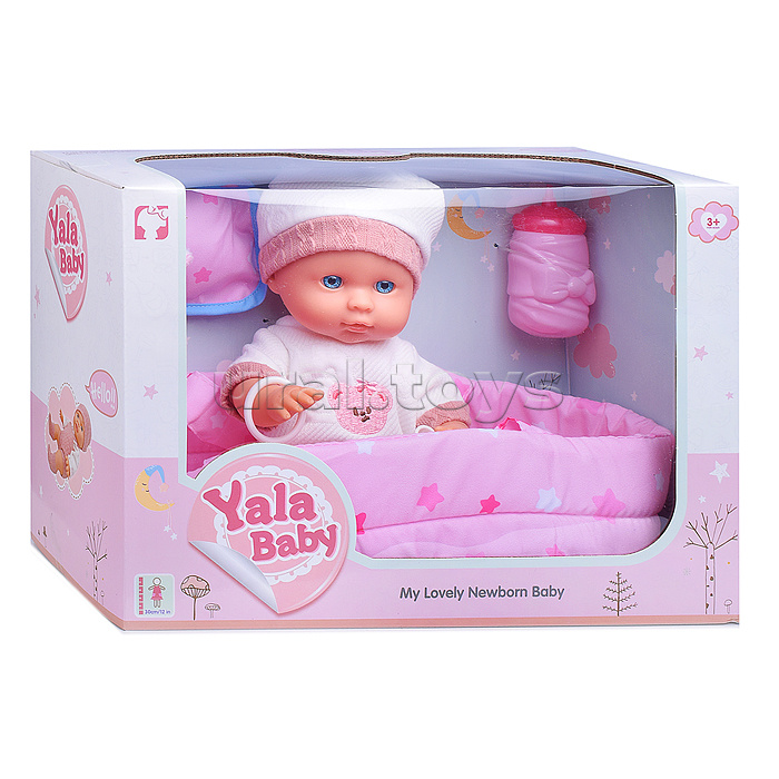 Пупс "Саманта" (пьет, писает) с аксессуарами, в коробке