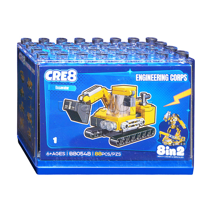 Конструктор "Стройбот" 8 в 1 в коробке