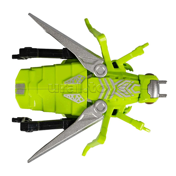 Трансформер 2в1 "Робот-кузнечик" цвет зелёный.18,5x13,5x6,8см