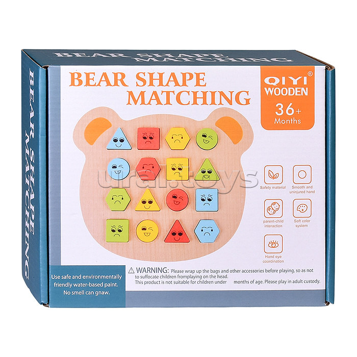 Игра развивающая "Фигурки со смайликами"