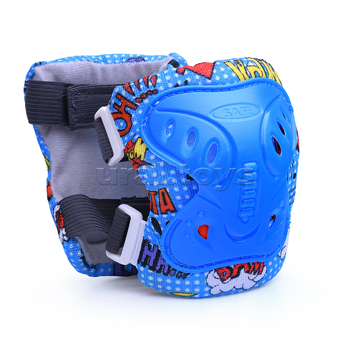 Комплект защиты для катания (цвет синий)