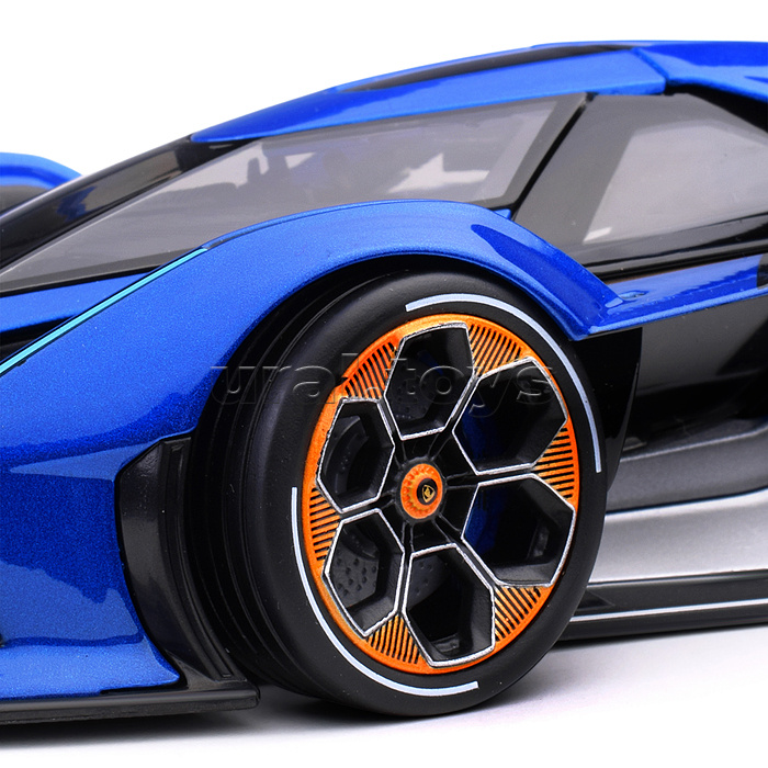 Машинка die-cast Lamborghini V12 Vision Gran Turismo, 1:18, синяя Машинка die-cast Lamborghini V12 Vision Gran Turismo, 1:18, синяя