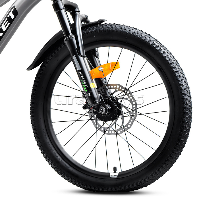 Велосипед 20" Rocket Crux 2.0 , цвет серый, размер 11"