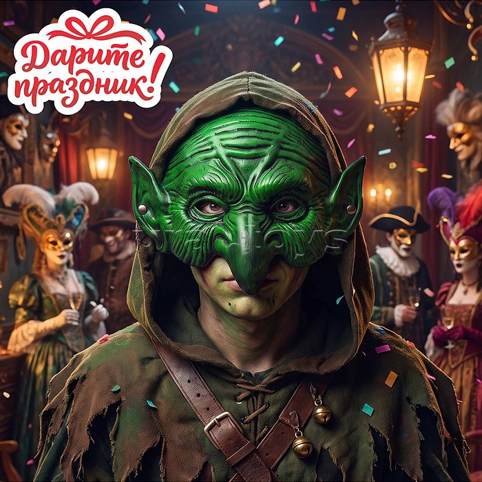 Карнавальная маска "Гоблин"