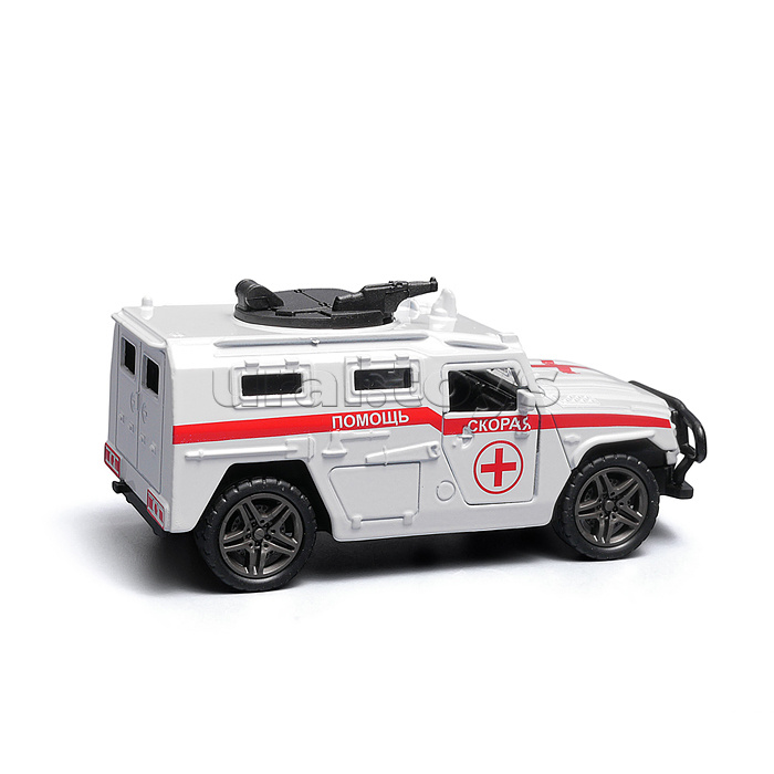 Скорая помощь инерционная машинка die-cast , 1:32