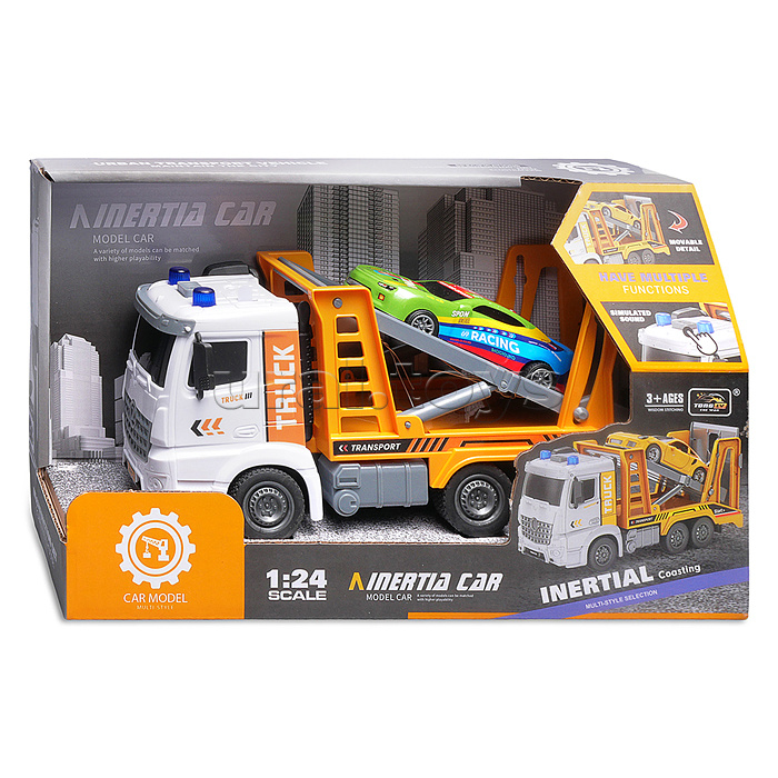 Машина "Мегакар" на батарейках, в коробке