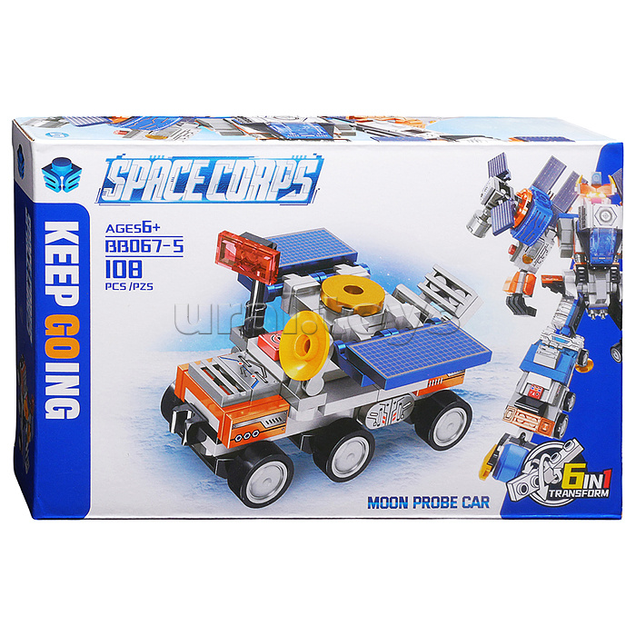 Конструктор "Космический воин" (644 дет.) в коробке