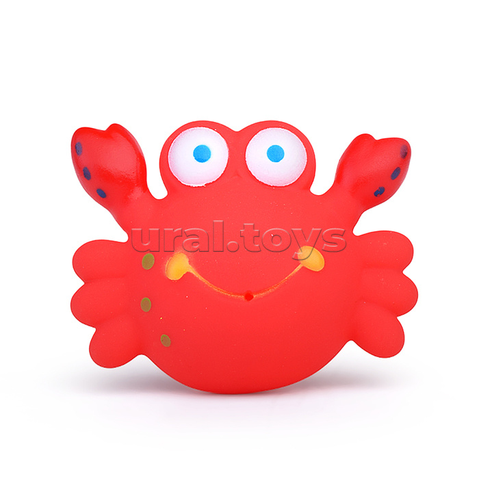 Набор игрушек для ванны с сачком "Морские обитатели", 7 шт