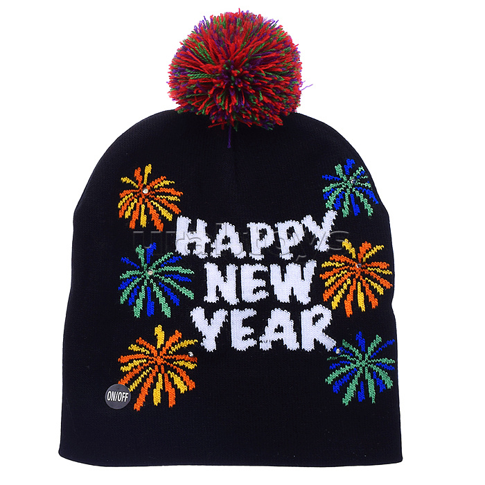 Шапка "Счастливого нового года"