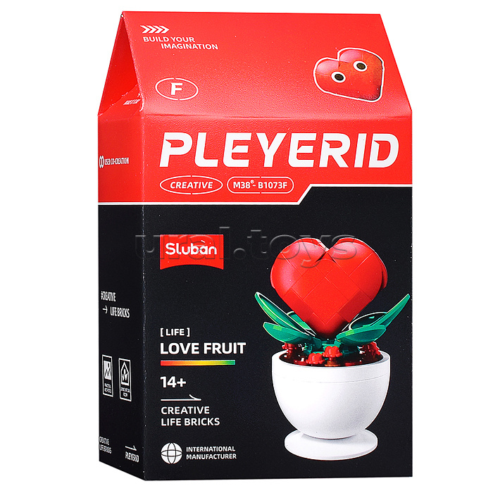 Конструктор "Растение в горшке" в ассортименте, (упак. 6шт.) в коробке