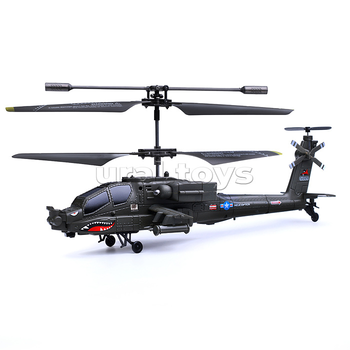 Вертолет "Военный" на р/у , 27 MHz, в коробке