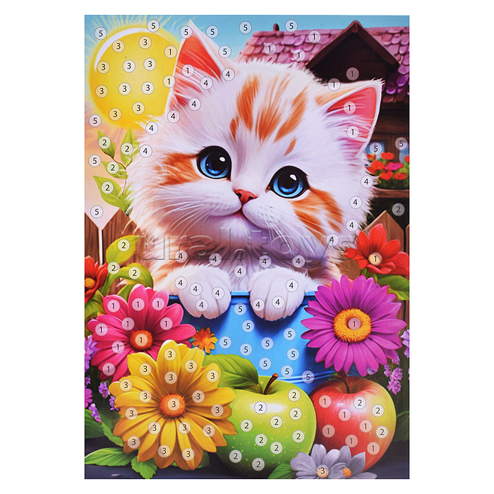 Аппликация со стразами 15*21 см., Сюрприз