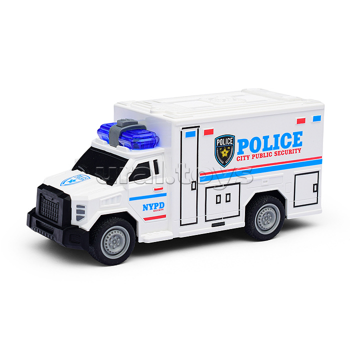 Машина "Полиция" 1:20 (свет, звук) в коробке