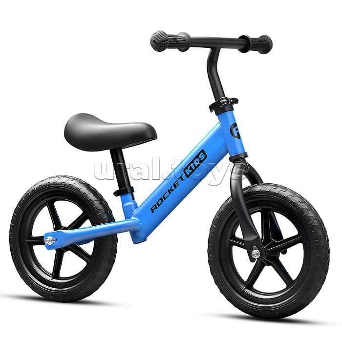 Беговел 12" Rocket R0044NEW-BL, колеса EVA, цвет синий