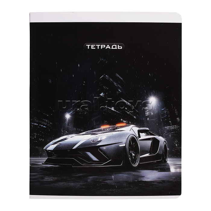 Тетрадь 48 л, клетка "Сити-драйв" А5+, мягкий переплёт (2 скобы)