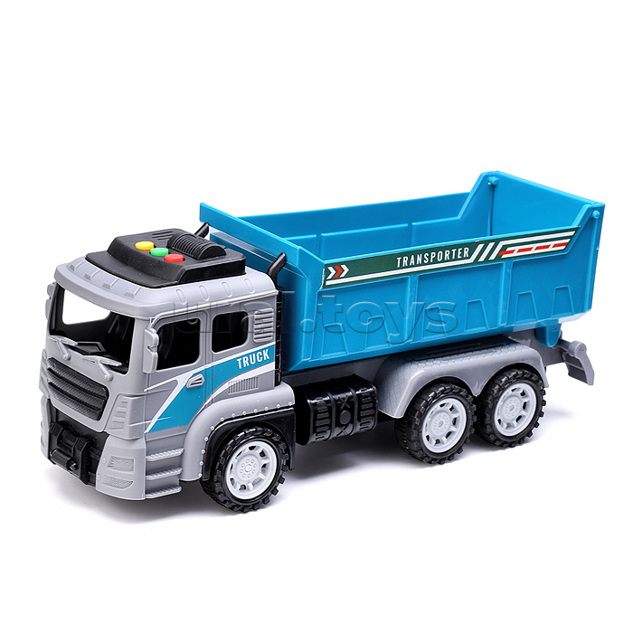 Машина "Строительная" на батарейках, в коробке