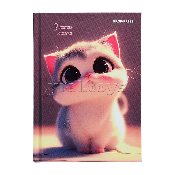 Записная книжка А7 64л. "Милый котёнок-2" перепл. 7БЦ, глянц. ламинация
