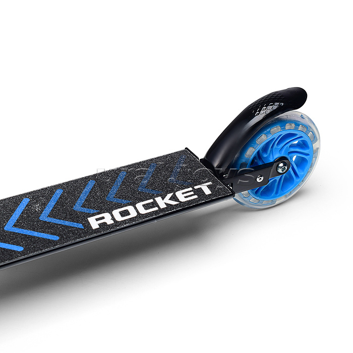 Самокат-снегокат, складной, в коробке (синий)