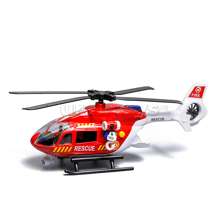Машина "Спасательный пожарный вертолет" 1:14, в коробке