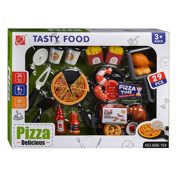 Игровой набор продуктов "Пицца" в коробке