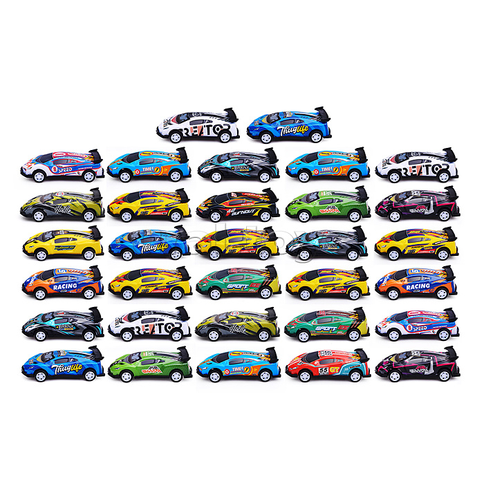 Набор машин "Крутой заезд" металл, в коробке