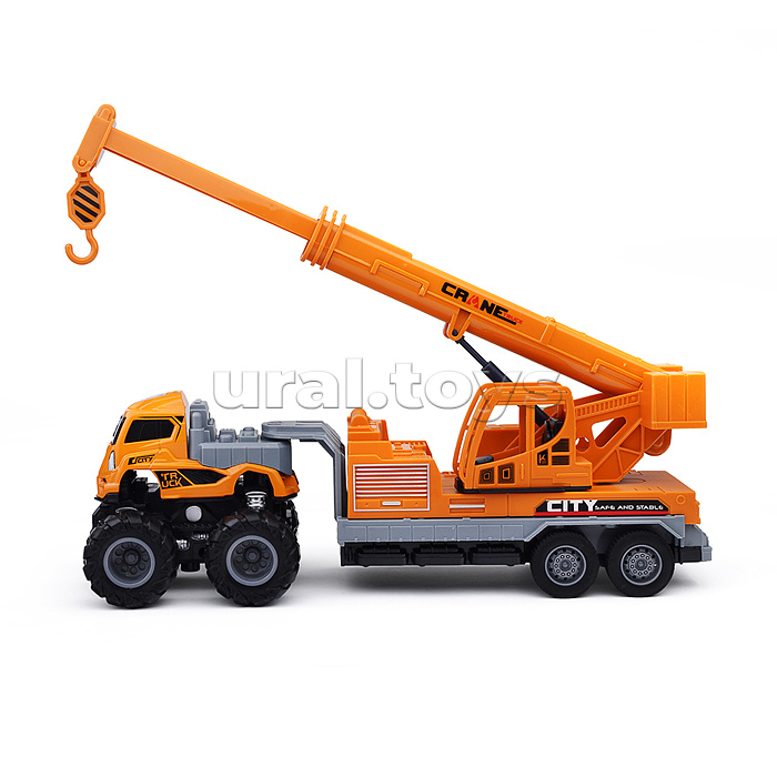 Машина "Большой кран" в коробке