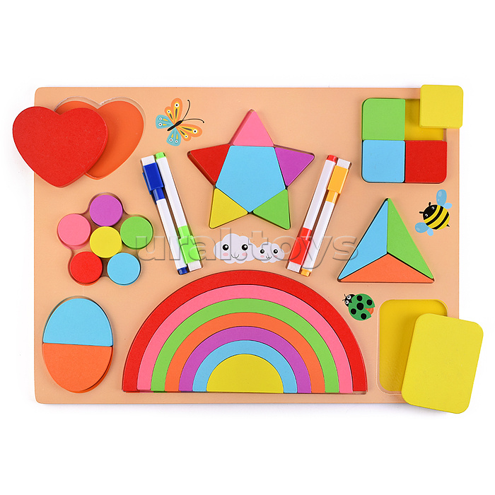 Пазл-вкладыш "Яркая картинка"