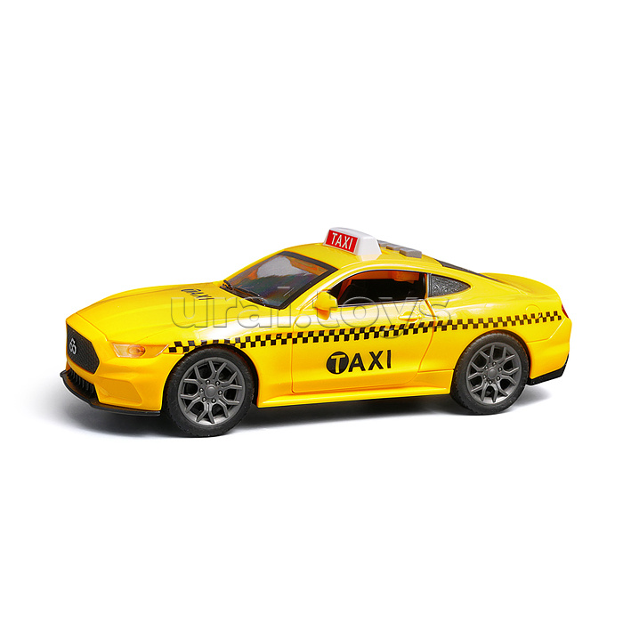 Машина "Такси " 1:18 (свет, звук) в коробке