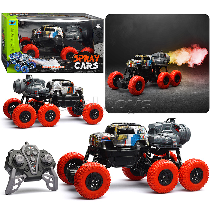 Машина "Spray cars" р/у, 27 MHz, в коробке Машина "Spray cars" р/у, 27 MHz, в коробке