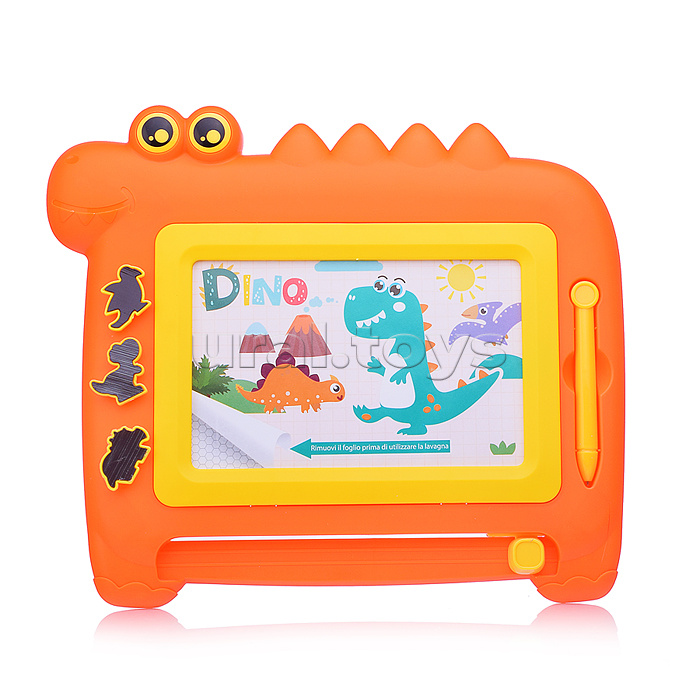 Доска для рисования "Динозаврики" в коробке