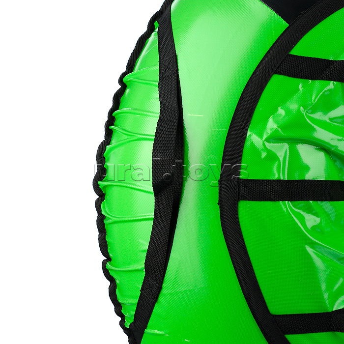 Санки-ватрушка, серия "Спорт", 120см, черно-зеленая (в пакете)