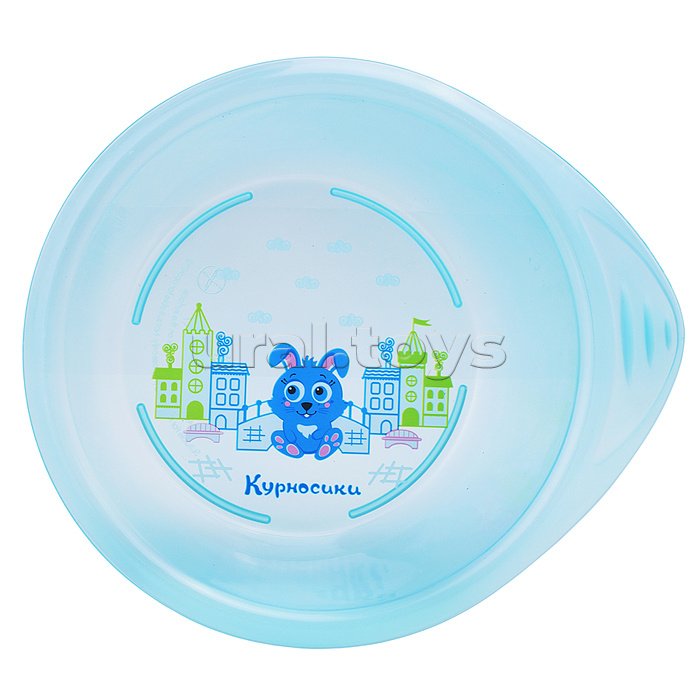 Тарелочка детская для первых блюд на присоске, ассорти,