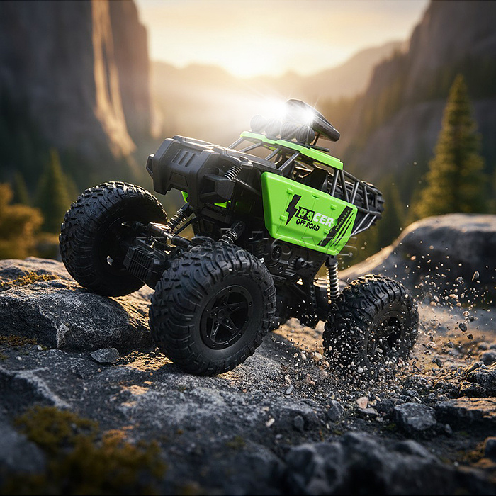 Машина "Разрушитель местности" р/у, 27 MHz, в коробке